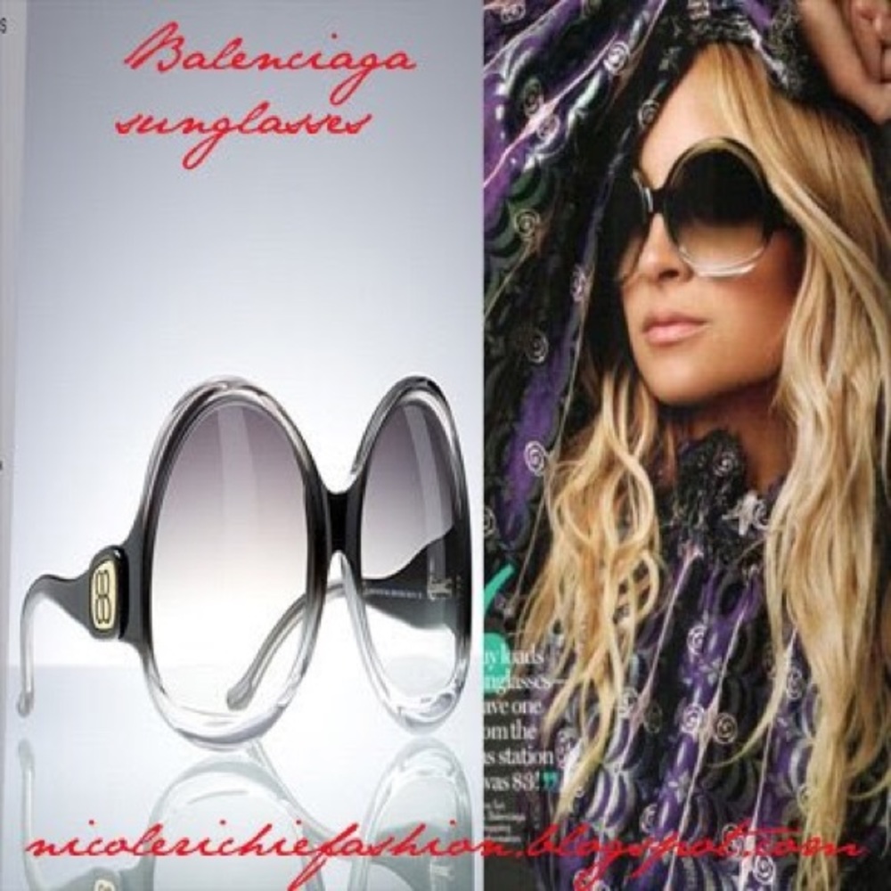 Balenciaga Oversized Black Sunglasses